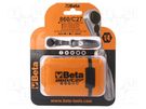 Kit: screwdriver bits; hex key,Phillips,Pozidriv®,slot,Torx® BETA