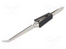 Tweezers; 160mm; for precision works; Blades: curved C.K