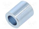 Spacer sleeve; 12mm; cylindrical; steel; zinc; Out.diam: 10mm DREMEC