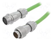 Cable: for sensors/automation; PIN: 10; 20m SICK