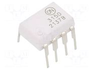 Optocoupler; THT; Ch: 1; OUT: transistor; Uinsul: 5kV; DIP8; 50kV/μs ONSEMI