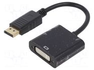 Adapter; DisplayPort plug,DVI-I (24+5) socket; DisplayPort 1.1 GEMBIRD