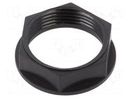 Nut; black; -40÷85°C SCHURTER