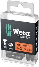 855/1 IMP DC PZ DIY Impaktor bits, 10 x PZ 3x25, Wera