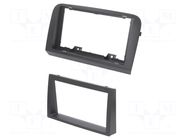 Radio frame; Fiat; 2 DIN; anthracite ACV