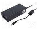 Power supply: switched-mode; 12VDC; 3.33A; Out: 5,5/2,5; 40W; 89% XP POWER