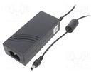 Power supply: switched-mode; 24VDC; 2.08A; Out: 5,5/2,5; 50W; 89% XP POWER