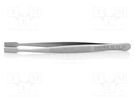 Tweezers; 120mm; Blade tip shape: shovel; universal KNIPEX