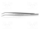 Tweezers; 150mm; Blades: curved; Blade tip shape: sharp; universal KNIPEX
