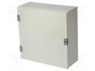 Enclosure: wall mounting; X: 500mm; Y: 500mm; Z: 200mm; orion+; steel HAGER