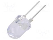 LED; red; 10mm; 30°; Front: convex; 2÷2.6VDC; No.of term: 2; -30÷85°C OPTOSUPPLY