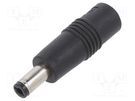 Adapter; Plug: straight; Input: 5,5/2,1; Out: 5,5/2,5 MEAN WELL