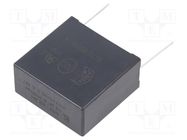 Capacitor: polypropylene; X2; R53; 10uF; 42x40x20mm; ±10%; 37.5mm KEMET