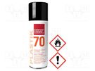 Protective coating; transparent; spray; 400ml; PLASTIK 70 KONTAKT CHEMIE