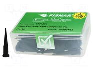 Needle: plastic; 1.25"; Size: 20; straight,conical; 0.6mm; ESD FISNAR