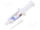 Flux: rosin based; halide-free,No Clean,ROL0; gel; syringe; 3.5ml CHEMTRONICS