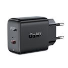 Acefast charger GaN USB Type C 30W, PD, QC 3.0, AFC, FCP black (A21 black), Acefast