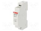 Power supply: switched-mode; for DIN rail; 10W; 24VDC; 420mA ABB