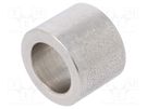 Spacer sleeve; 12mm; cylindrical; stainless steel; Out.diam: 16mm DREMEC