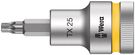 8767 C HF TORX® Zyklop bit socket with 1/2" drive with holding function, TX 25x60.0, Wera