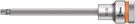 8767 C HF TORX® Zyklop bit socket with 1/2" drive with holding function, TX 30x140.0, Wera