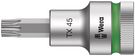 8767 C HF TORX® Zyklop bit socket with 1/2" drive with holding function, TX 45x60.0, Wera