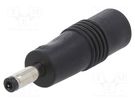 Adapter; Plug: straight; Input: 5,5/2,1; Out: 4,0/1,7 MEAN WELL
