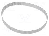 Timing belt; T2.5; W: 10mm; H: 1.3mm; Lw: 285mm; Tooth height: 0.7mm OPTIBELT
