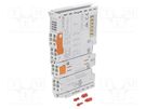 Internal data bus extension; for DIN rail mounting; IP20 WAGO
