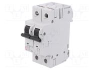 Circuit breaker; 230/400VAC; Inom: 50A; Poles: 2; Charact: B; 6kA ETI POLAM