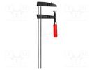 Parallel clamp; cast iron; with handle; Grip capac: max.800mm BESSEY