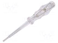 Screwdriver: voltage tester; insulated; slot; 3x0.5mm; 250VAC PHOENIX CONTACT