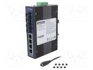 Switch Ethernet; unmanaged; Number of ports: 6; 12÷48VDC; RJ45 ADVANTECH