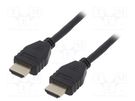Cable; HDCP 2.2,HDMI 2.1; HDMI plug,both sides; PVC; Len: 0.5m Goobay