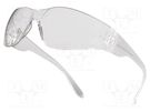 Safety spectacles; Lens: transparent; Classes: 1; BRAVA 2; 25g DELTA PLUS