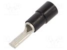 Tip: wire pin; Ø: 6.8mm; 25mm2; crimped; for cable; insulated; black BM GROUP