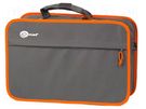 Bag; orange,grey; fabric SONEL