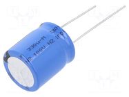 Capacitor: electrolytic; THT; 330uF; 100VDC; Ø18x20mm; Pitch: 7.5mm VISHAY