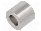 Spacer sleeve; 7mm; cylindrical; stainless steel; Out.diam: 8mm DREMEC