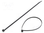 Cable tie; L: 245mm; W: 4.6mm; black; polyamide; 225N; Ømax: 65mm HELLERMANNTYTON