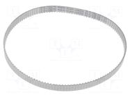 Timing belt; T2.5; W: 8mm; H: 1.3mm; Lw: 330mm; Tooth height: 0.7mm OPTIBELT