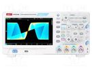 Oscilloscope: digital; Ch: 4; 100MHz; 1Gsps; 56Mpts; LCD TFT 8" UNI-T