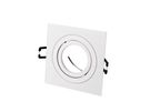 LED line® downlight aluminium square adjustable SLIM white matt AKROS
