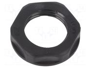 Nut; M16; polyamide; black; Thread: metric; Pitch: 1.5; -20÷90°C BM GROUP