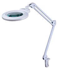 Palielināmā lampa 230Vac 14W Ø127mm stikls, 5 dioptrijas, SMD LED