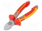 Pliers; side,cutting,insulated; 145mm; Cut: with side face NWS