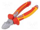 Pliers; side,cutting,insulated; 160mm; Cut: with side face NWS