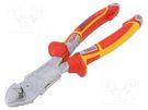 Pliers; side,cutting,insulated; 200mm; Cut: with side face NWS