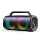 Joyroom wireless bluetooth 5.1 speaker with colorful LED lighting black (JR-MW02), Joyroom