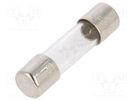 Fuse: fuse; quick blow; 2A; 250VAC; cylindrical,glass; 5x20mm; 5SF BEL FUSE